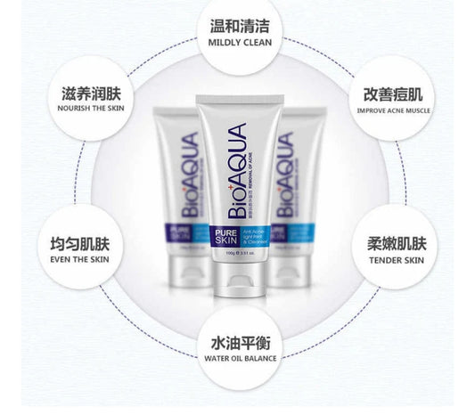 BIOAQUA Anti Acne Cleanser For Removal Of Acne - 100ml